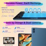 2024 Android 14 Tablet with Keyboard and Mouse