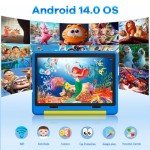 Jeazans 10" Kids Android Tablet with Case