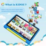 Jeazans 10" Kids Android Tablet with Case