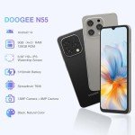 DOOGEE N55 9GB Android 14 Cell Phone Unlocked