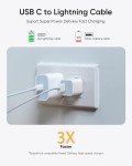 USB C to Lightning Cable, iPhone Charger Fast Charging [Apple MFi Certified] 5Pack 6FT Long Lightning Cable Fast Charging iPhone Charger Cord for iPhone 14 13 12 11 Pro Max XR XS X 8 7 6 Plus SE, iPad