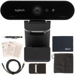 Logitech BRIO 4K Webcam with RightLight and HDR