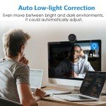 EMEET C955 1080P Webcam with Microphone and Cover