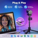 EMEET S600 4K Streaming Webcam with Tripod