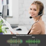 3-in-1 USB Headset with Noise-Cancelling Mic