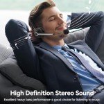 3-in-1 USB Headset with Noise-Cancelling Mic