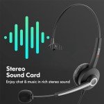 3-in-1 USB Headset with Noise-Cancelling Mic