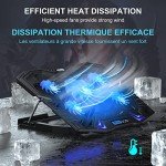 TopMate C5 Gaming Laptop Cooler with LCD Screen