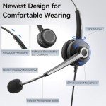 3-in-1 USB Headset with Noise-Cancelling Mic