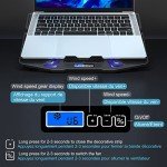 TopMate C5 Gaming Laptop Cooler with LCD Screen