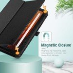 Fintie Folio Case for All-New Amazon Fire HD 10 and 10 Plus Tablet (13th/11th Generation, 2023/2021 Release) 10.1" - Slim Fit Standing Cover with Auto Sleep/Wake, Black