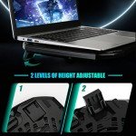 RGB Gaming Laptop Cooling Pad with Quiet Fans