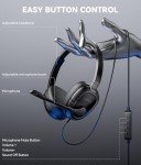 LEVN Wired Headset with Noise Cancelling Microphone