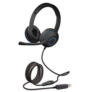 Cyber Acoustics USB Headset with Adjustable Mic