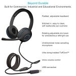 Cyber Acoustics USB Headset with Adjustable Mic
