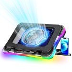 AICHESON RGB Gaming Laptop Cooling Pad with Fan