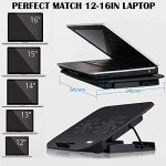 KEROLFFU Dual Fan Laptop Cooling Stand 15.6