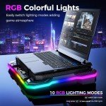 AICHESON RGB Gaming Laptop Cooling Pad with Fan