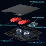 KEROLFFU Dual Fan Laptop Cooling Stand 15.6