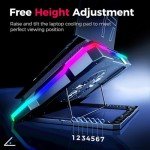 AICHESON RGB Gaming Laptop Cooling Pad with Fan
