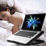 KEROLFFU Dual Fan Laptop Cooling Stand 15.6