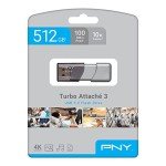 PNY 512GB Turbo Attaché USB 3.2 Flash Drive