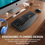 Wireless Ergonomic Keyboard and Mouse Combo
