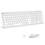 iClever Ergonomic Wireless Keyboard and Mouse Combo