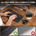 Wireless Ergonomic Keyboard and Mouse Combo
