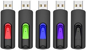 RAOYI 5 Pack 64GB USB 2.0 Flash Drives