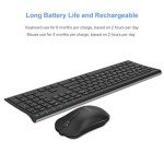 Arteck Slim Wireless Keyboard and Mouse Combo