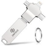 128GB 4-in-1 Photo Backup USB Flash Drive