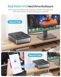 Yottamaster 1-Bay Network Attached Storage Device