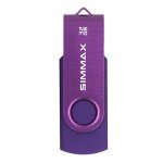 SIMMAX 32GB Purple USB 2.0 Flash Drive