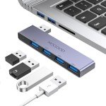 MOGOOD Ultra-Slim 3.0 USB Hub for Laptops