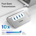 Aluminum 4-Port USB 3.0 Hub with Cable