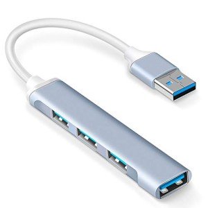 WONKEGONKE 4-Port USB 3.0 Hub Splitter