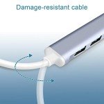 WONKEGONKE 4-Port USB 3.0 Hub Splitter