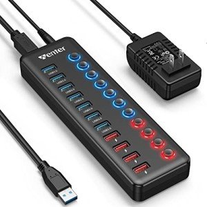 Wenter 11-Port USB 3.0 Hub with Charging