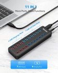 Wenter 11-Port USB 3.0 Hub with Charging