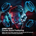PHOINIKAS Camo Gaming Headset with Noise-Cancelling Mic