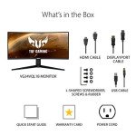 ASUS TUF 34" Curved Gaming Monitor - WQHD, 165Hz