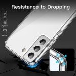 JETech Clear Shockproof Case for Samsung Galaxy S22