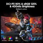 KOORUI 34" Curved WQHD 165Hz Gaming Monitor
