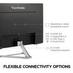 ViewSonic 27" 4K UHD IPS Monitor with USB-C