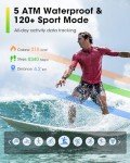 Fitness Smart Watch with Heart Rate and SpO2 Monitor