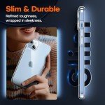 TAURI for iPhone 15 Case, [3 in 1] 1X Clear Case [Not-Yellowing] with 2X Screen Protector, [15 FT Military Grade Drop Protection] Shockproof Slim Phone Case for iPhone 15