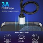10ft USB C Cable, 2-Pack Fast Charger