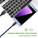 3-Pack 6FT Braided Micro USB Charging Cables