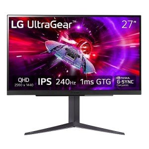 LG 27" QHD Gaming Monitor 240Hz G-SYNC FreeSync